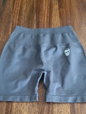GymReapers gym Biker Shorts Small.  Grey
